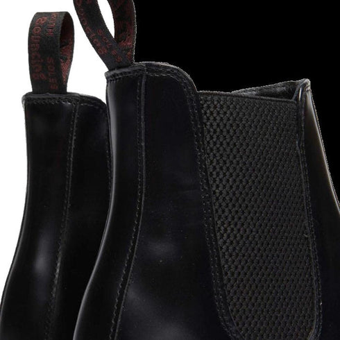 Dr Martens Flora Chelsea Boot Black Polished Smooth